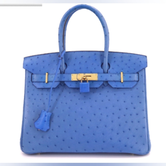 Hermes Birkin Ostrich Mykonos 30cm - New - Picture 2 of 7